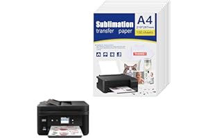 EULERYOO 30 sztuk naklejek A4, folia winylowa, biała, matowa, samoprzylepna naklejka do zadrukowania, papier do drukarek, szybkoschnący, papier do naklejek do drukarek atramentowych, drukarek laserowych