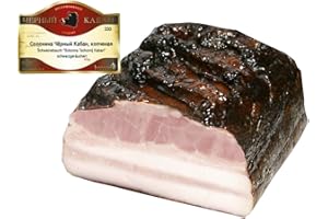 LACKMANN Schweinebauch schwarzgeräuchert Bauchspeck сало "Чёрный Кабан" копченое 250g