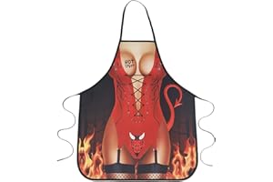 XingDerK Grembiule da Cucina da Uomo Donna Regalo Divertente per Partito Cosplay Grigliare