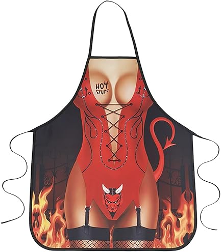 Grembiule Cucina Sexy Uomo Con David - Idea Divertente Per BBQ E Cucina - Foto 3