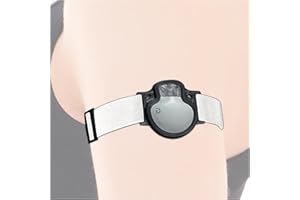 DiaBrothers Enlite Guardian Fixierband Fixierung Halter mit verstellbarem Armband - Halter: schwarz - Armband: weiß - Größe: M (25-35 cm)