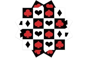 EVYIENEN 40 Stück Casino Cocktail Servietten,33x33cm Casino Poker Party Einweg Servietten für Casino Spiel Thematische Casino Geburtstagsparty Dekoration