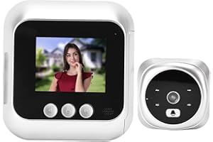 Sorandy Visor de Mirilla Digital con Pantalla LCD de 2.8 "Visor de Mirilla Digital de 135 Grados Instantánea del Timbre, Visión Nocturna, Sistema de Seguridad de Video para el Hogar