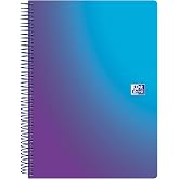 Oxford Europeanbook 5 Gradient Notebook, A4+, 5 x 5, 120 Sheets, Mystic Blue