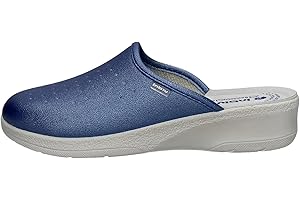 inblu Pantofole Donna Anatomiche Ciabatte Donna Sanitari Zoccoli Sabot Comodi in Vera Pelle