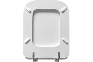 BARBETTA RICAMBI BAGNO SEDILE COPRIWATER DEDICATO PER CONCA IDEAL STANDARD BIANCO LACCATO