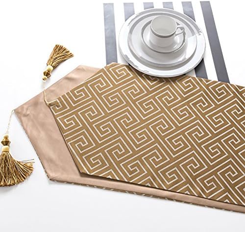 Simple and modern table flag Hotel restaurant decorated coffee table flag Bed runner-C 32x160cm(13x63inch)