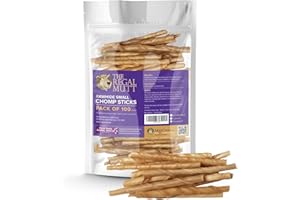 The Regal Mutt - Rawhide Chomp Sticks - Pack of 100 (115mm x 5/9mm)