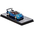 Solido Inno64 1/64 Scale Honda NSX-R GT NA2 Car Toy, Blue Chrome