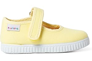 PISAMONAS Scarpe Bambina Chiusura a Strappo Suola Tipo Sneakers