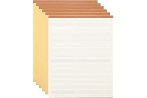 M&G 7x10 Note Pads, 6 Pack B5 Legal Pads 70 Sheets Notepads Writing Pad English College Ruled Lined Memo Paper Tablet for Work Writing Note Taking English