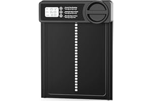 INNOLAND Porta Automatica per Pollaio, Modalità Manuale e Timer, Porta per Pollaio Automatica Interamente in Alluminio Anti-Pizzicamento Grande Display, Porta Pollaio Automatica Alimentata a Batteria