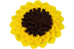 YSQEVN Tappetino da Fiuto per Cani Gatto Antiscivolo Sniffing Alimentazione Mat Pieghevole Gioco interattivo Dog Treat Dispenser Giocattoli Tappeto per Alleviare Lo Stress