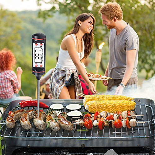Das Fleischthermometer für Küche Essen kochen BBQ Backen Fleisch Steak Dönner Und Wein - 5