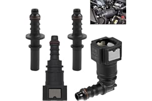 FINALCOOL 2 Set 7,89 mm a 8 mm ID6 Auto Carburante Flessibile Rapido Rilascio Connettore, Connettori Rapidi per Tubi Della Benzina Dritti e 90 Gradi, Raccordo Rapido Tubo Benzina, Kit Connettore Accoppiatore