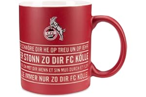 KÖLN COLOGNE 1. FC Köln Tasse - Hymne - Kaffeetasse, Kaffebecher, Pott, Mug - Plus Lesezeichen I Love Köln