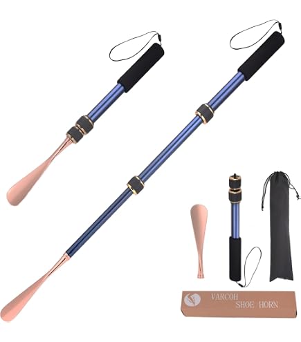 Chausse-Pied Télescopique 34-85 Cm - Manche Long Rétractable Pour Seniors, Adultes Et Enfants