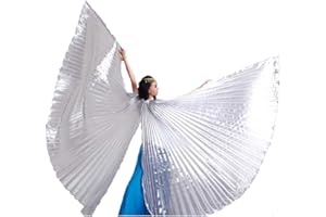Baisdan Opening Worship Isis Wings Egyptian Belly Dance Festival Costume Angle Isis Wings with Sticks/Rods