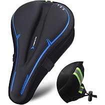 Set Di 2 Coprisella Per Bicicletta Impermeabili - Universali Per MTB, Città E Corsa - Traspiranti E Antistrappo (Nero+Grigio)