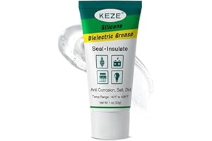 KEZE Dielectric Grease for Electrical Connectors, Spark Plug Sockets, Corrosion Protection, Salt and Dirt, Car Tuning, Dielectric Grease for Battery Terminals, 30 g per Piece, Pack of 1