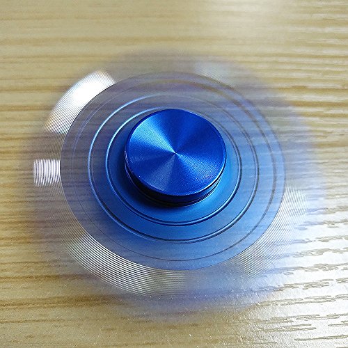 Mmrm Alloy Tri Fidget Hand Spinner, Ultra Fast Bearings, Finger Toy, Great Gift for ADD, ADHD, Anxiety, and Autism Adult Children, Blue Mmrm Alloy Tri Fidget Hand Spinner, Ultra Fast Bearings, Finger Toy, Great Gift for ADD, ADHD, Anxiety, and Autism Adult Children, Blue
