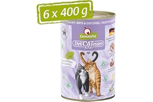 GranataPet Delicatessen - Lot de 6 boîtes de 400 g de Nourriture Humide pour Chats - Nourriture Humide pour Chats - Nourriture pour Les gourmets - sans céréales et sans Sucre ajoutés