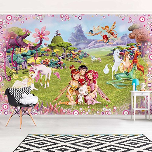 Kindertapeten – Vliestapeten – Mia and Me – Mia´s magische Welt – Fototapete Breit Vlies Tapete Wandtapete Wandbild 3D Fototapete, Größe HxB: 255cm x 384cm - 5