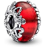 Pandora Sterling silver Glass Red 793597C00 Colgante