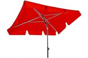 Doppler Sonnenschirm rechteckig Derby Florenz Paragon 180x120cm D809 rot