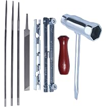 Affûteuse Chaîne Tronçonneuse - Lime à Pierre 6mm Pour Scie à Chaîne - Affûtage Rapide Et Précis