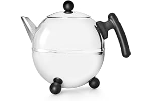 Bredemeijer Czajnik ze stali nierdzewnej Bella Ronde, 1,5 l, srebrny/czarny