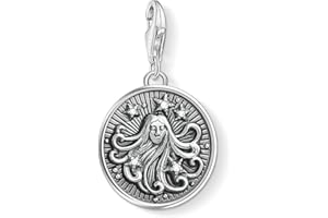THOMAS SABO Damen Herren-Charm-Anhänger Sternzeichen Jungfrau Charm Club 925 Sterling Silber 1645-643-21