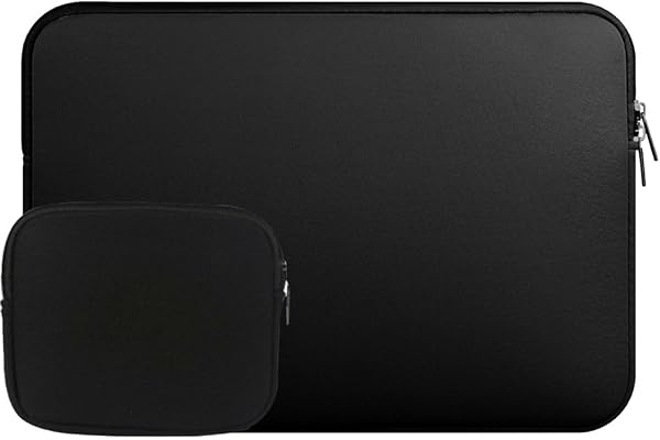 Housse pc Portable/Pochette/Besace/Sacoche Manche Sac pour Chargeur pour Ordinateur Portable/Macbook Air/Macbook Pro Retina(13 Pouces,Noir)