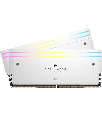 CORSAIR DOMINATOR TITANIUM RGB DDR5 RAM 96GB (2x48GB) DDR5 6600MHz