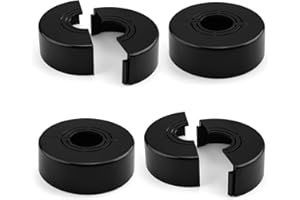 CBLDF Rosetten für Heizkörperrohre, 4 Stück Einstellbare Größe Heizungsrohr Rosette, Abnehmbar Heizkörper Rosette, Geeignet für Gasleitungen, Wasserleitungen und Heizkörper