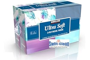 Kirkland Signature 3 PLY Facial Tissues 160 Sheets (Pack of 12) Sold by Slamtech