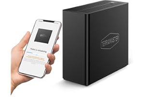 TERRAMASTER F4 SSD NAS Stockage - Serveur NAS 4 Baies Tout SSD, Processeur QuadCore N95, 8GB RAM DDR5, Port 10GbE, 4 Dissipateurs Inclus, Stockage en Réseau Puissant Format Compact (sans Disque)