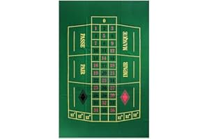 Dal Negro Roulette Mat (60 x 100 cm, Single 0, European Style)