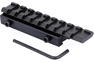 Dophee 11 Millimetri a 20mm Coda di Rondine Picatinny del tessitore di Adattatore di Estensione della Guida del Supporto di Portata Base