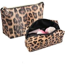 WOZEAH Make-up-Tasche Im Leopardenprint – 25x18x5 Cm, Mit Reißverschluss, Für Reise & Alltag