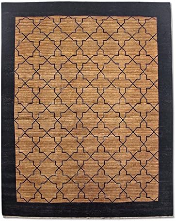 Pak Persian Rugs Modern Chobi Handmade Gabbeh Rug, Wool, Multiple Colors, Large, 245 X 306 cm, 8' x 10' 1" (ft)