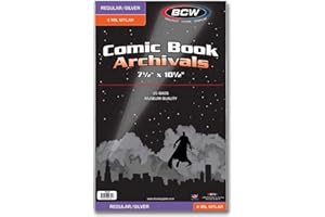 BCW Silver Comic Mylar Bags 4 Mil - Comics, Comic Books Storage Collecting Supplies