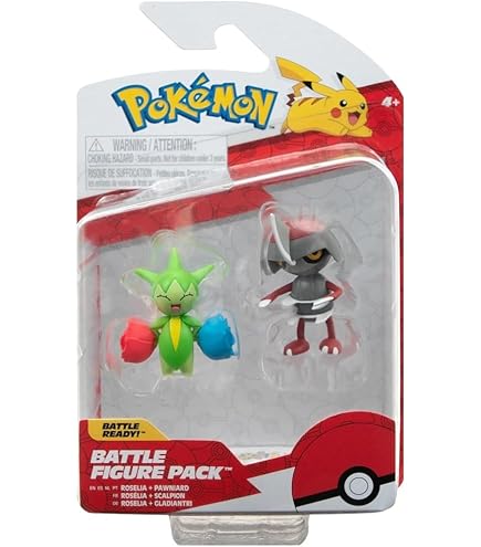 Figurines Pokémon Battle Figure Pack - Milza & Froxy, 5 Cm, Officielles Détailées