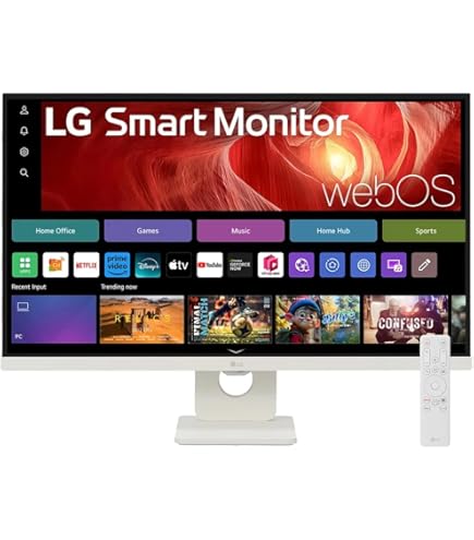 LG MyView Smart Monitor 27SR50F-W 27インチ 27'' Full HD IPS MyView Smart Monitor with webOS - 27SR50F-W | LG PH