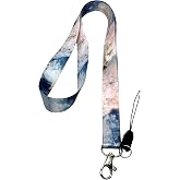 Stormistoretr Mermer Desenli Boyun ipi Telefon Askısı Lanyard