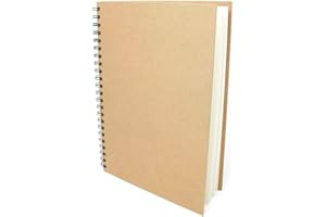 Artway Enviro Spiral Bound A4 Sketchbook - Portrait - 70 Sides (35 Sheets) of 100% Recycled 170gsm Cartridge Paper