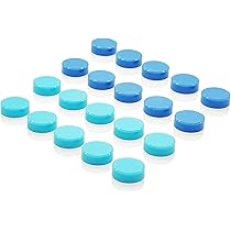 20 Calamite Potenti Per Frigo 20mm - Nero - Foto 2