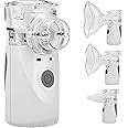 NEBULIFT Nebuliser Mask – Handheld Mist Inhaler – Mesh Nebuliser – Portable Inhaler Device for Adults & Kids – Lightweight, Quiet & Easy to Use with Battery & USB Power