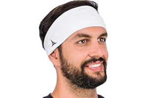 French Fitness Revolution - Diadema Deportiva elástica para Hombres y Mujeres – Banda para el Sudor para Correr, Ciclismo, Baloncesto, Yoga, Fitness – Banda de Entrenamiento Que Absorbe la Humedad –