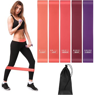 Fitnessbänder 4 Stück Set Resistance Bands 2 M Fitnessband Gymnastikband Und Neu
